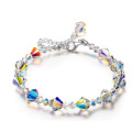 Шанджи OEM Cube Crystal Браслет красочный браслет с бисером Gemstone Kids Girl Bracelet
